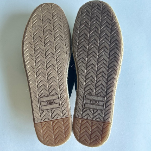 New Tom’s Grey Fabric Espadrille Mules size 9 - Picture 10 of 14